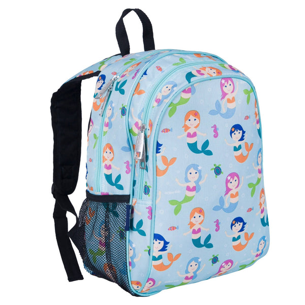 Wildkin Kids Backpack 15in Pre-K+ Mermaids
