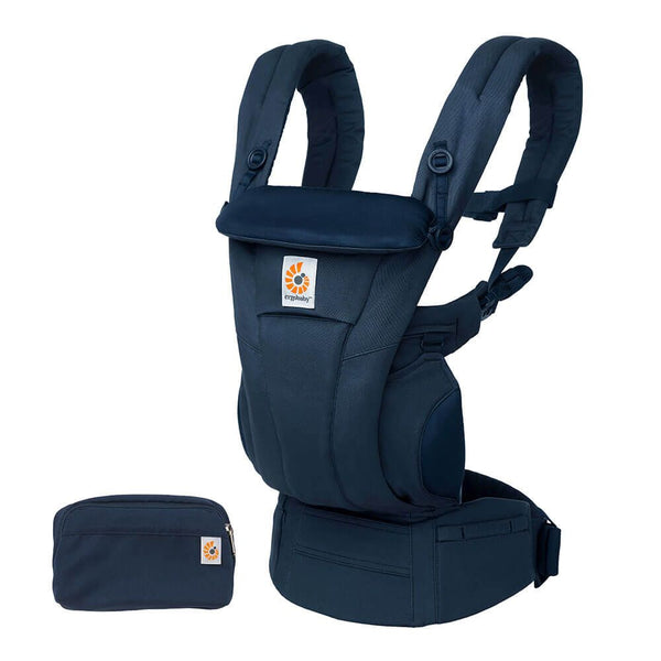 Ergobaby Omni Dream Baby Carrier SoftTouch Cotton 7-45lb Midnight Blue