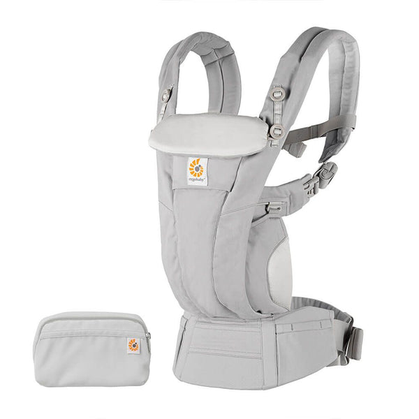 Ergobaby Omni Dream Baby Carrier SoftTouch Cotton 7-45lb Pearl Grey
