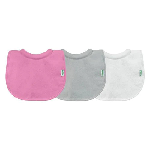 Green Sprouts Stay Dry Milk Catcher Bibs Pink Set 3 Pack