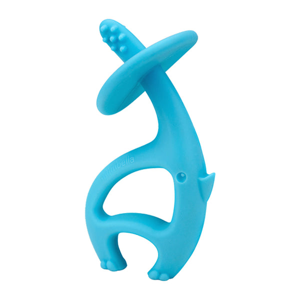 Mombella Elephant Soothing Teether Toy 3 Months+ Blue