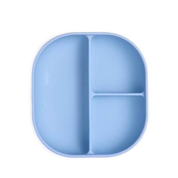 Cherub Baby - Silicone Suction Divider Plate - Cerulean/Blue