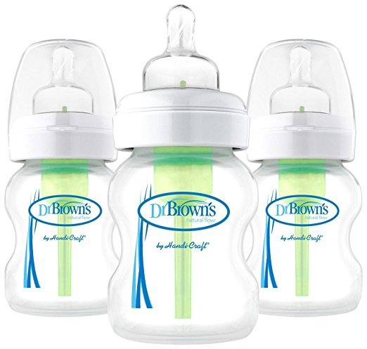 Dr. Brown's Options Wide Neck Bottle, 5 Ounce, 3 pack