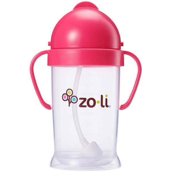 ZoLi - Bot XL Straw Sippy Cup 9oz - Pink