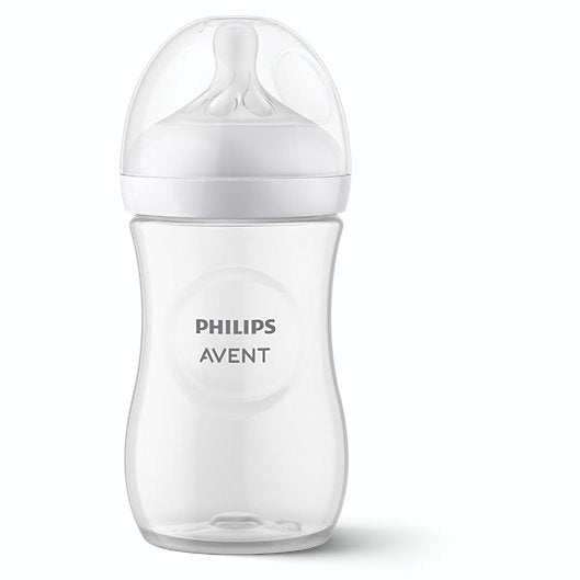Philips Avent Natural Bottle Clear 1M+ Teat 9oz 1PK