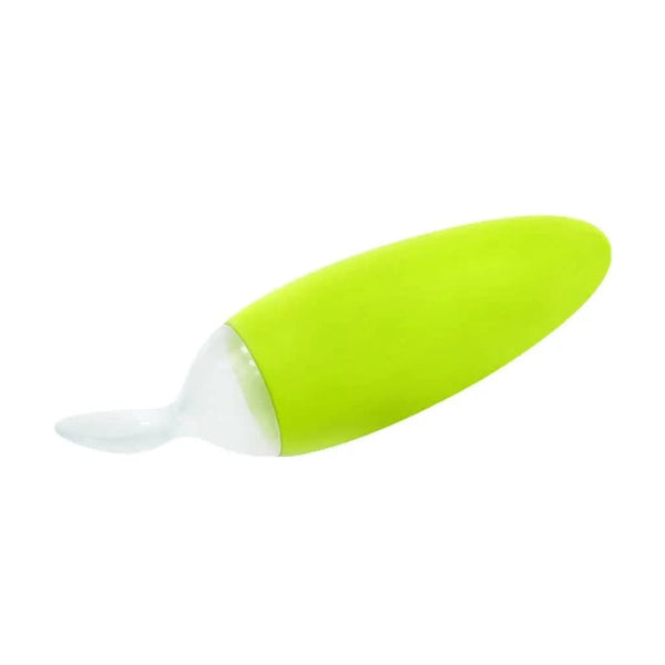 Boon Squirt Silicone Food Dispensing Spoon Green