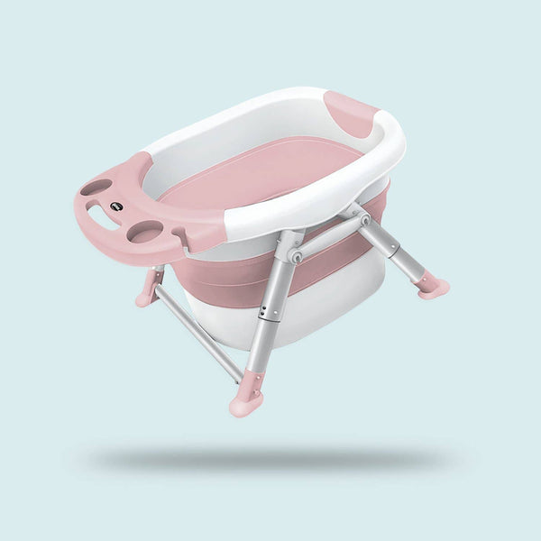 Nemibaby 可折叠婴儿/幼儿 4 合 1 浴缸 - 粉色
