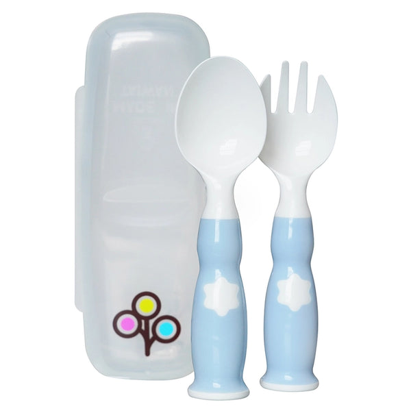 ZoLi - Fork and Spoon Set 6M+ Mist Blue