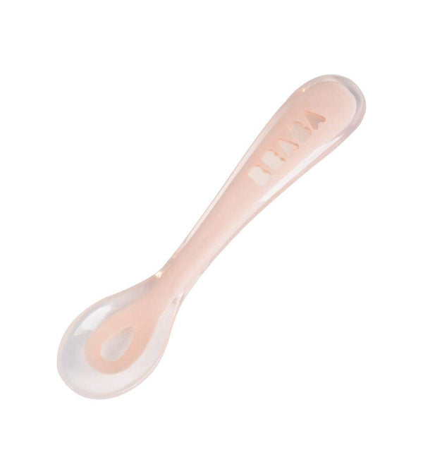 BEABA - Beaba Second Stage Silicone Spoon 8M+ Pink