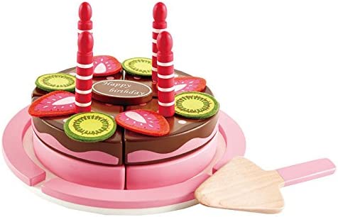 Hape Double Flavored Birthday Cake Wooden Kitchen 3 Years+