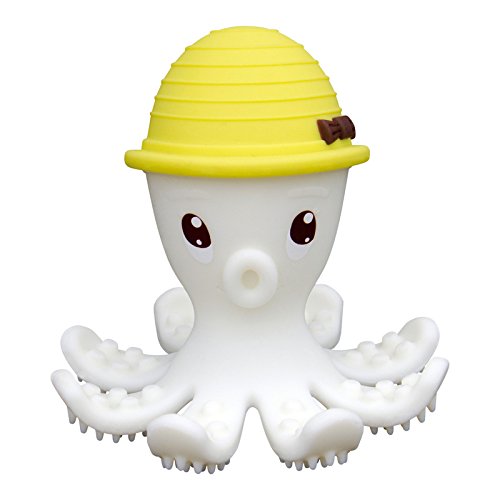 Safety 1st Ellie Octopus Teether by Mombella Lemon 3M+