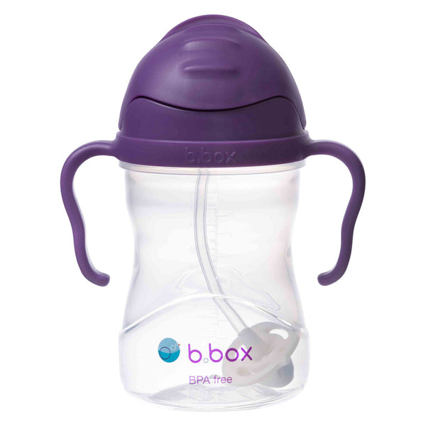 B.Box Weighted Straw Sippy Cup Grape