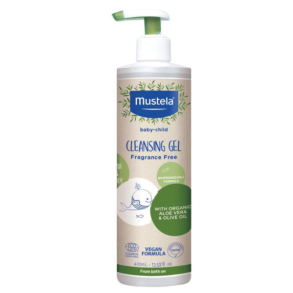 Mustela Organic Cleansing Gel w. Olive Oil 13.5oz / 400ml