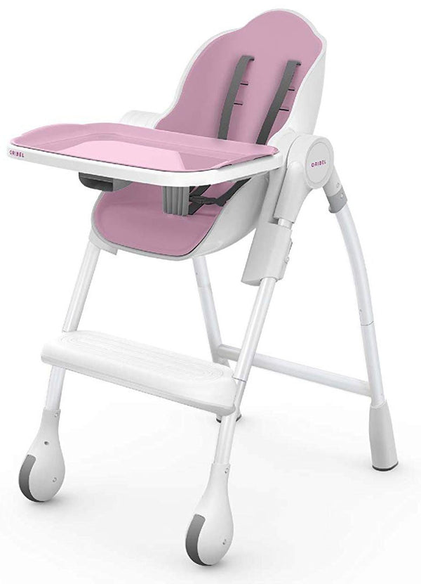 Oribel Cocoon 3-Stage Easy-Clean High Chair (Rose Pink)