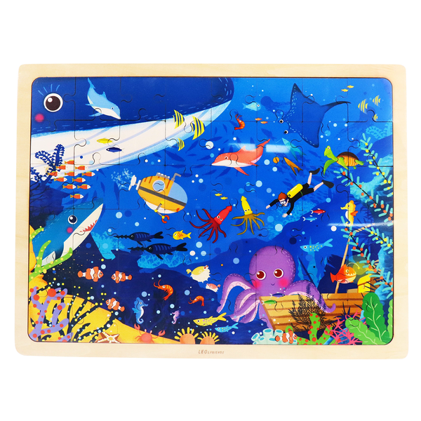 Leo & Friends - Kid’s Puzzle Underwater 48-Pieces for 3Years+