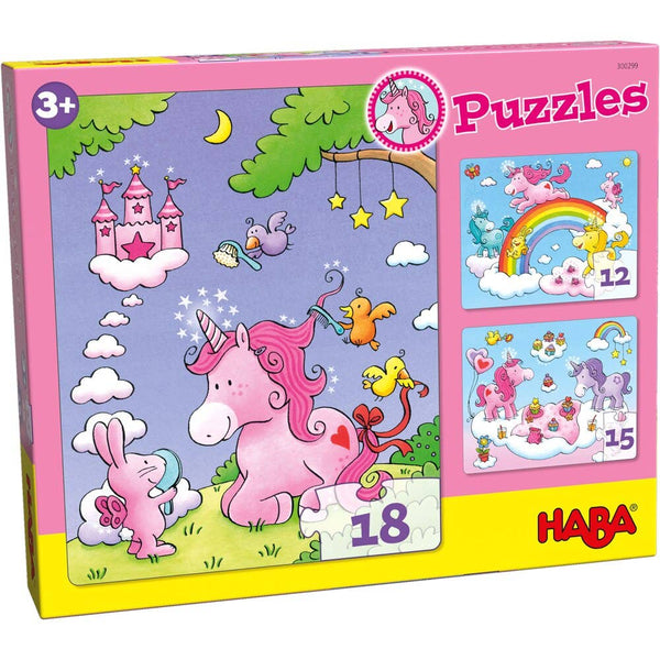 HABA - Unicorn Glitterluck Puzzles 3 Styles