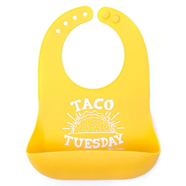 Bella Tunno Wonder Bib Taco Tuesday Yellow