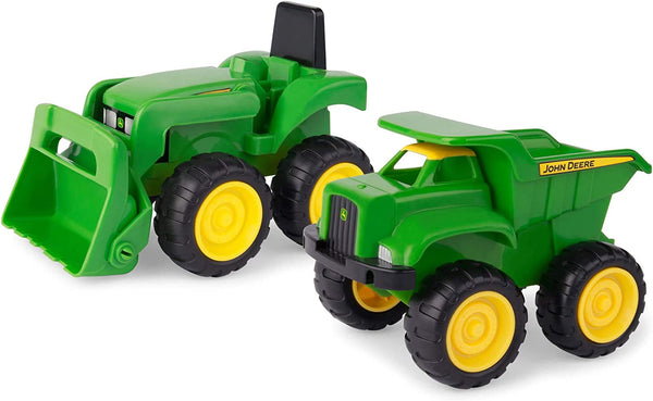 John Deere Dump Truck Toy & Tractor w. Loader 2 Packs Car Toys 18M+