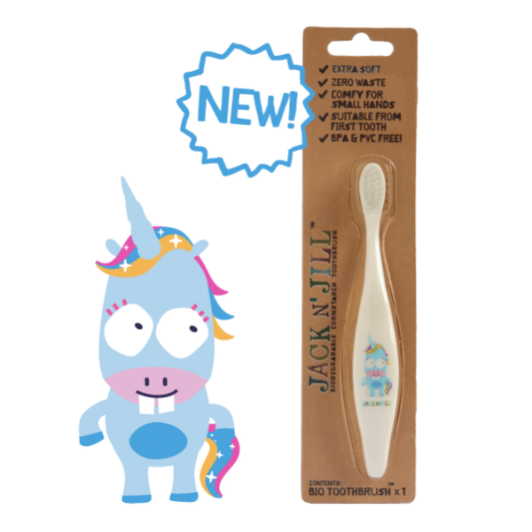 Jack N' Jill Extra Soft Baby Toothbrush 6M+ Unicorn