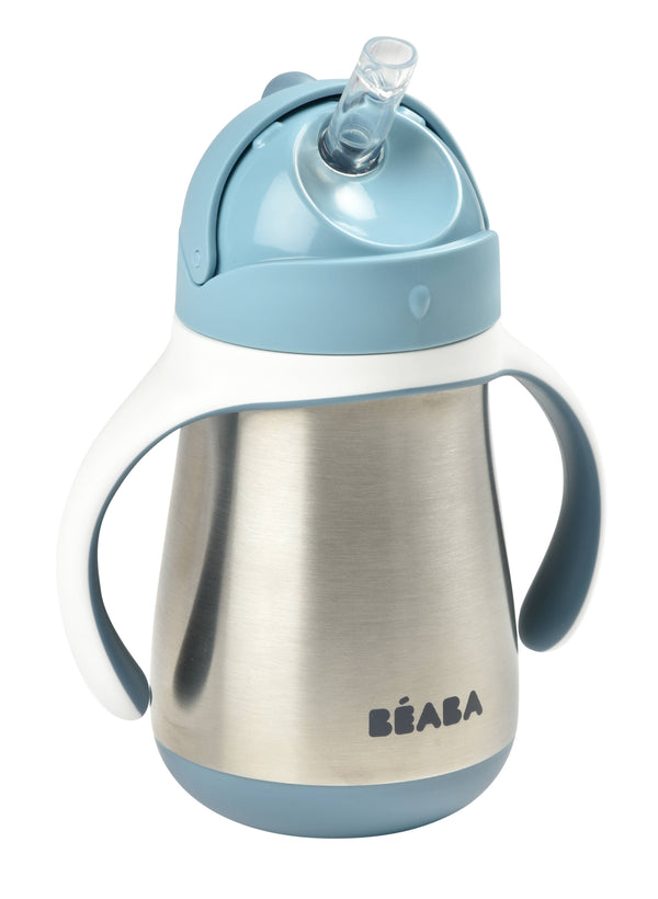 BEABA - 不锈钢吸管吸管杯 8oz 8M+ Rain