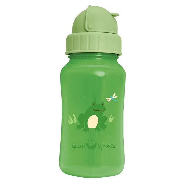 Green Sprouts, Straw Bottle, 10 Ounce, Green