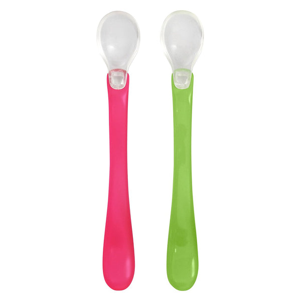 Green Sprouts Feeding Spoons Pink/Green Set 2 Piece