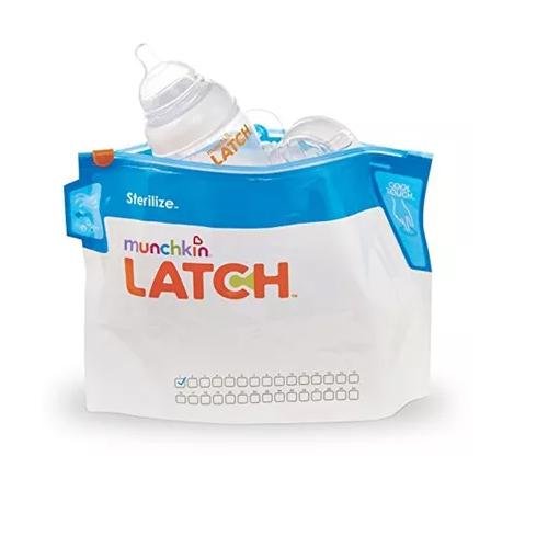 Munchkin Latch Microwave Sterilize Bags, 180 Uses, 6 Pack