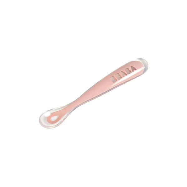 BEABA - Beaba First Stage Single Silicone Spoon 4M+ Rose