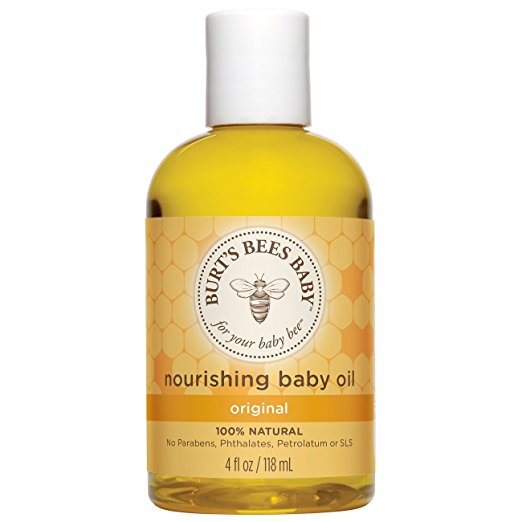 Burt's Bees Baby 100% Natural Baby Nourishing Oil, 4 Ounces