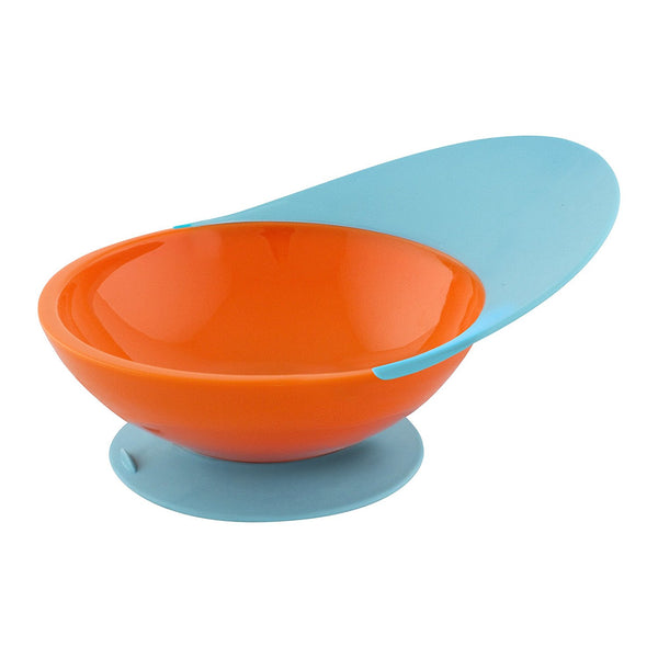 Boon Catch Bowl With Spill Catcher Blue/Orange