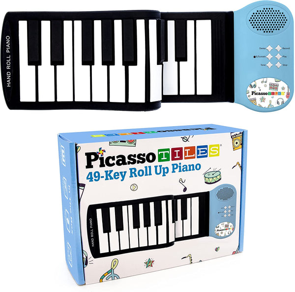 Picasso Tiles 49 彩色键卷起键盘