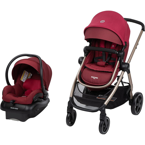 Maxi Cosi Zelia2™² Modular Travel System w. Mico 30 Infant Car Seat - Radish Ruby