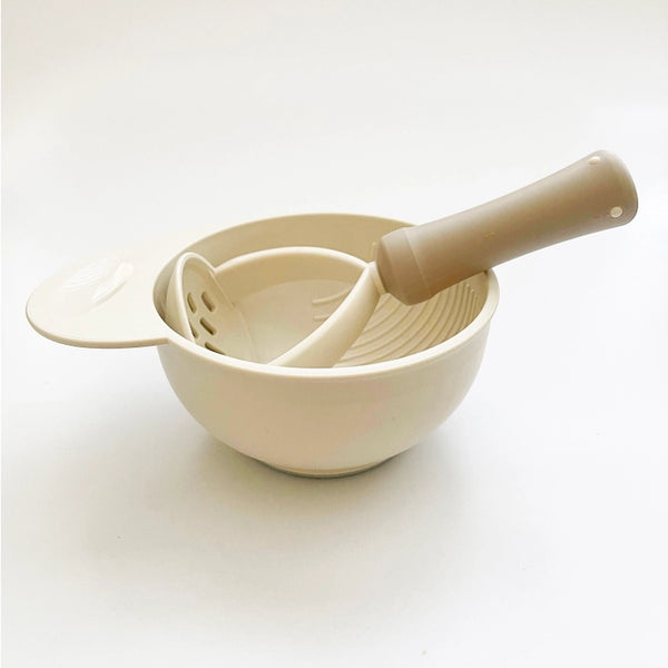 LITTOES - Food Masher & Bowl Beige