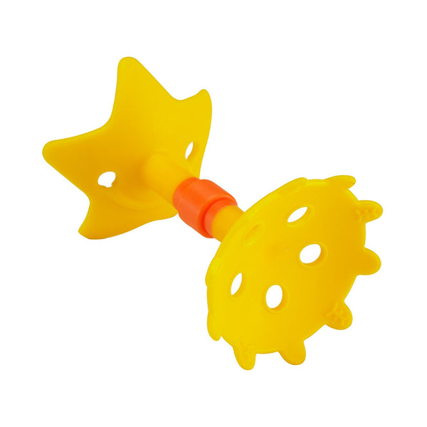 Innobaby Teethin' Smart EZ Grip Star 无 BPA 牙胶和感官玩具 黄色
