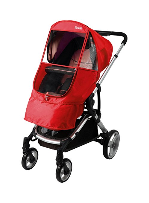 Manito Beta 婴儿车防风雨罩/防雨罩 - 红色