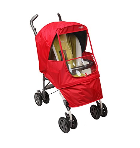 Manito Elegance Alpha Stroller Weather Shield/Rain Cover - Red