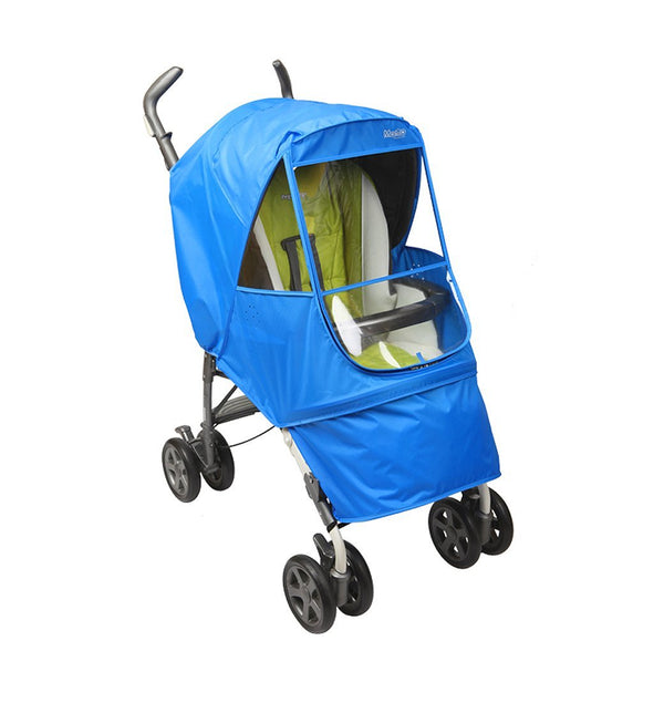 Manito Elegance Alpha Stroller Weather Shield/Rain Cover - Blue