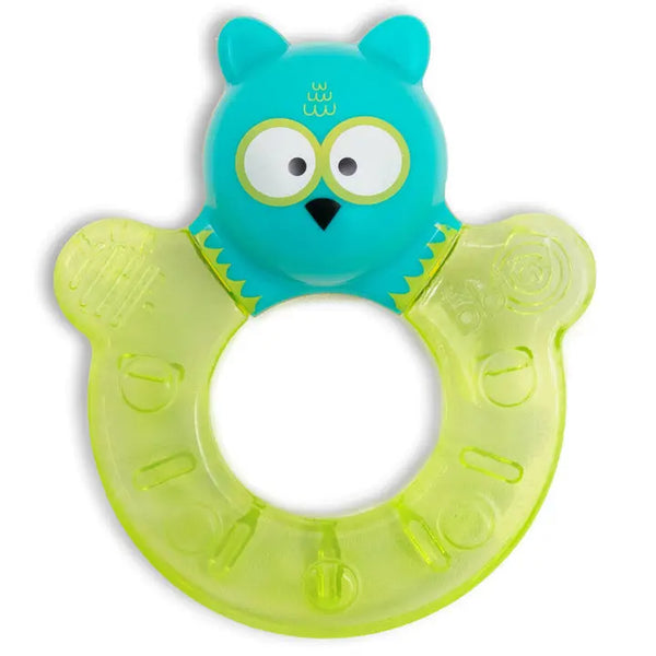 Bbluv Chillable Teething Toy Owl Lime
