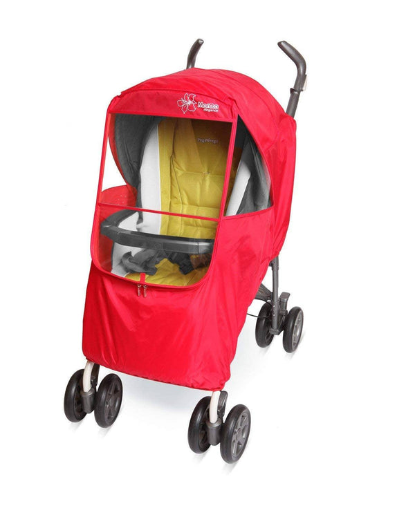 Manito Elegance Plus Stroller Weather Shield/Rain Cover - Red