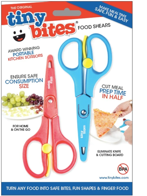 Tiny Bites Food Shears / Food Scissors Set 2 Counts