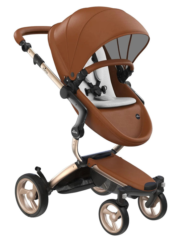 Mima Xari 4G Complete Stroller (One Box Solution) - Gold Chassis