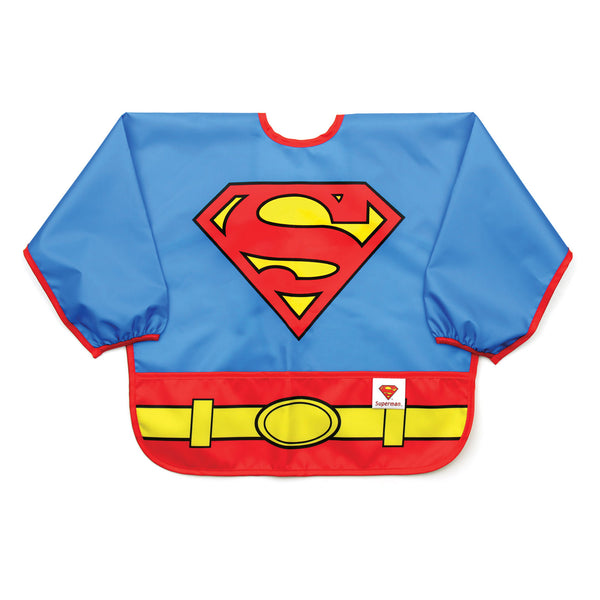 Bumkins Costume Sleeved Bib 6-24M Superman
