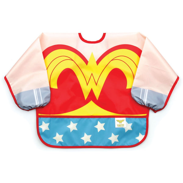 Bumkins Costume Sleeved Bib 6-24M Wonder Woman