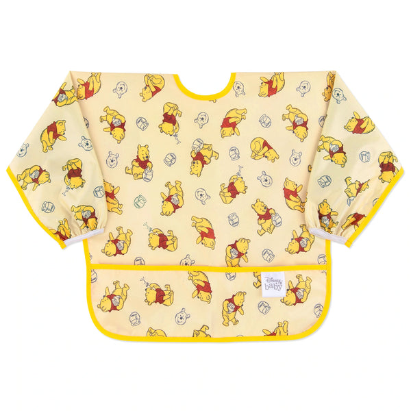Bumkins Sleeved Bib Disney Baby Winnie's Hunny 6-24M
