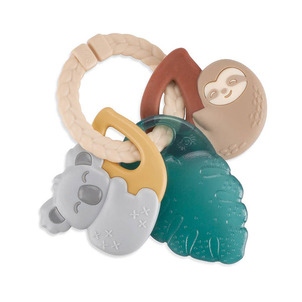 Itzy Ritzy - Tropical Itzy Keys™ Textured Ring with Teether + Rattle