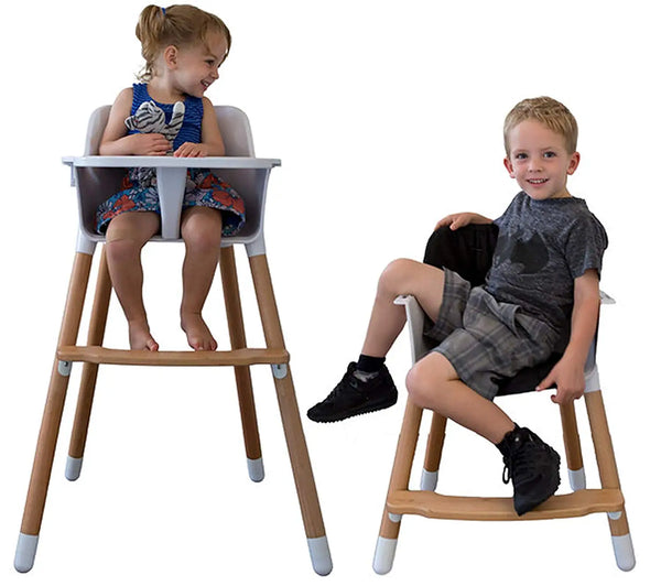 Be Mindful 2 in 1 Solid Wood High Chair 6 Monts - 5 Years+