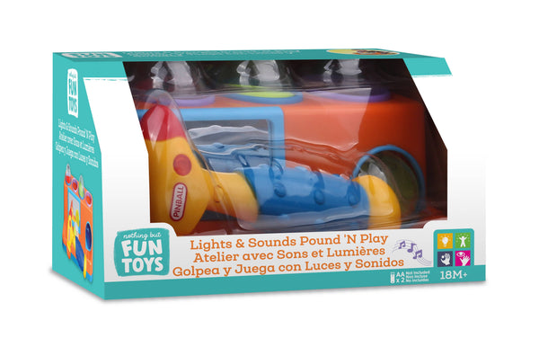 Nothing But Fun Toys - Lights & Sounds Pound and Play 18M+