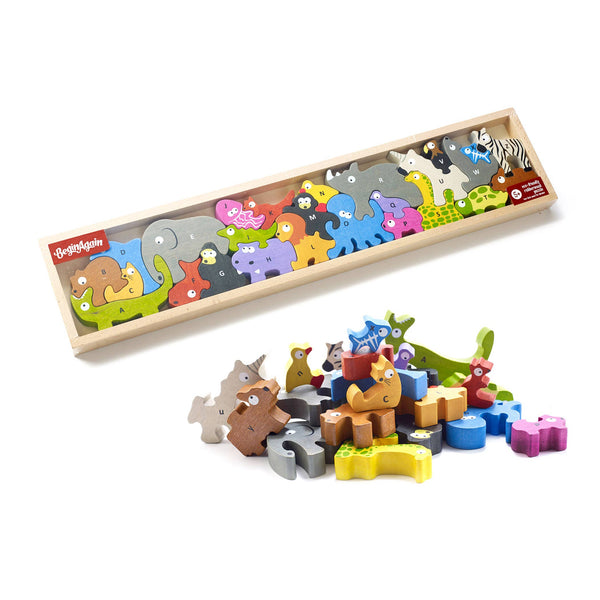 BeginAgain - Animal Parade A to Z Puzzle 24 Months
