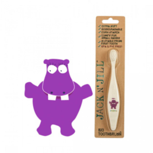 Jack N' Jill Extra Soft Baby Toothbrush 6M+ Hippo