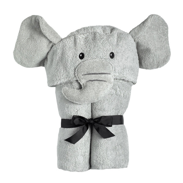 Yikes Twins Kids Hooded Towel 27x50In Elephant